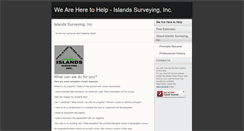 Desktop Screenshot of islandssurveyinginc.com